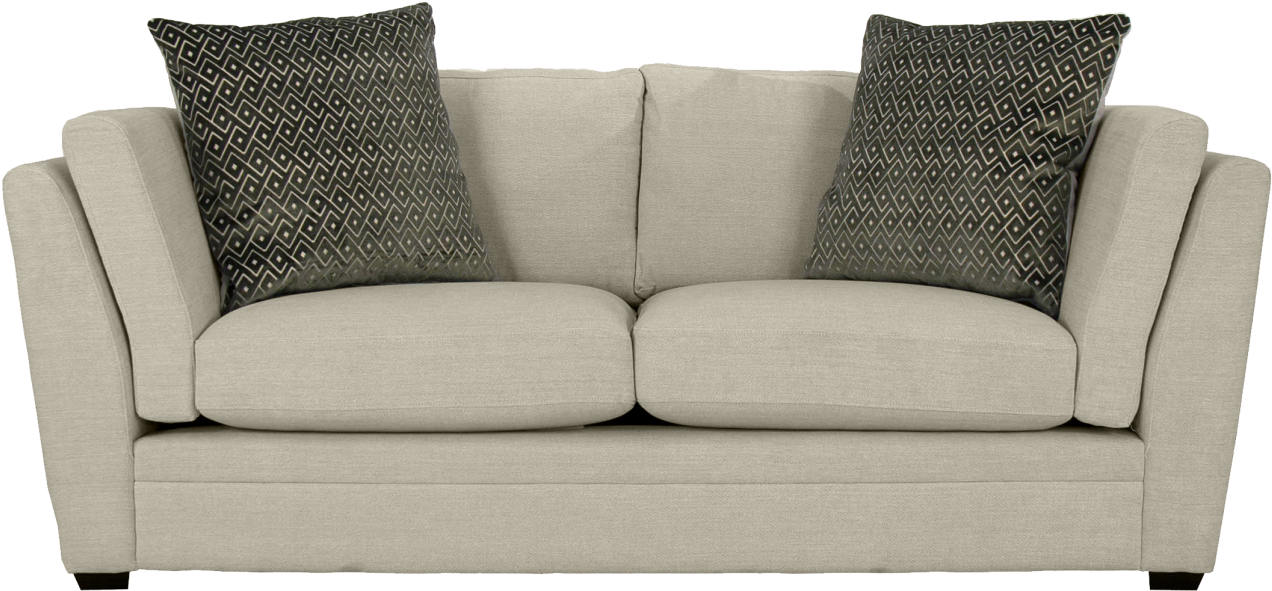 Bay 2 Seater Fabric Sofa - Couch (1500x859), Png Download