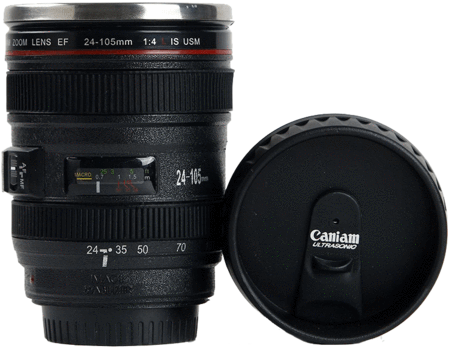 Dslr Lens Coffee Mug - مج حرارى على شكل عدسة كاميرا (600x600), Png Download