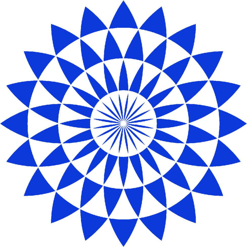 Logo Padma Bleu - Math Fractal Design (1000x1000), Png Download