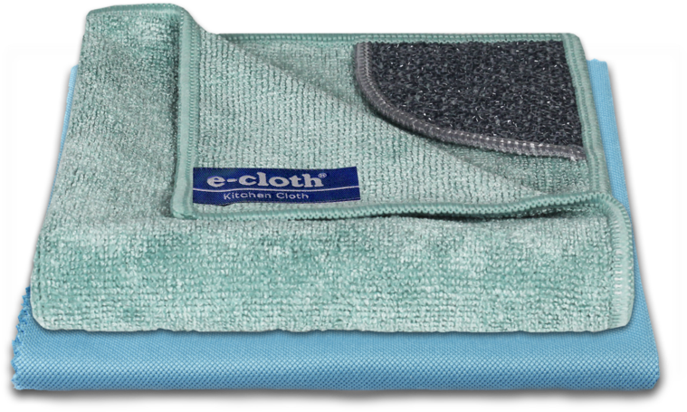 Kitchen Cleaning 2-cloths - E Cloth System (1024x1024), Png Download