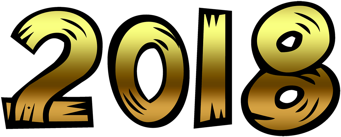 Year,new Year 2018,year - 2018 Пнг (1280x577), Png Download