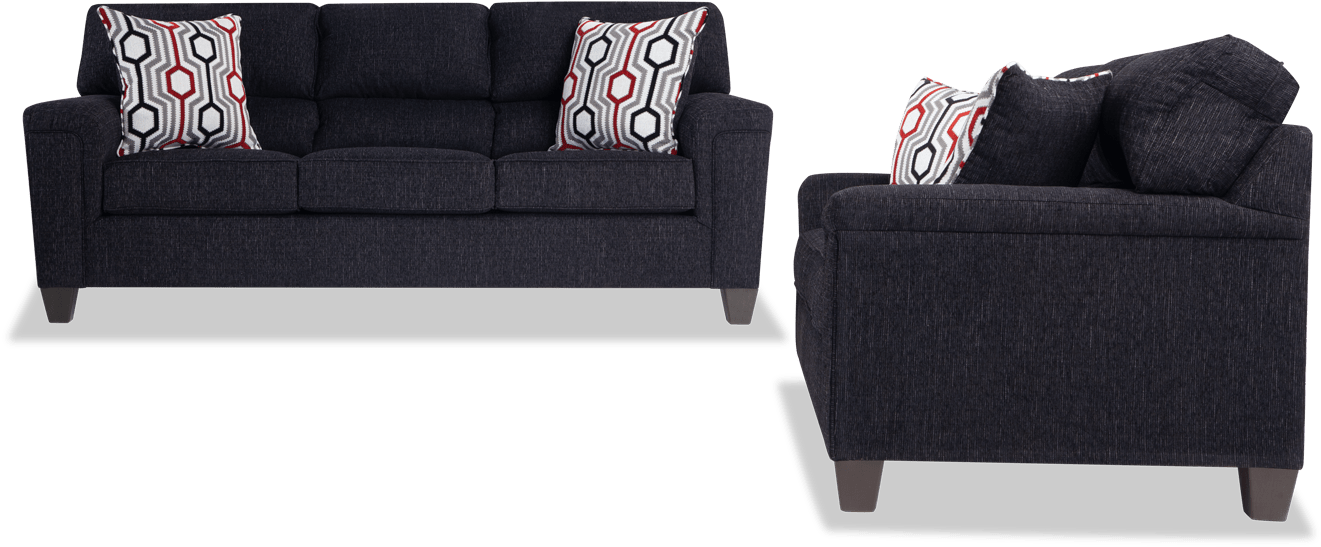 Livingroom Chair Set (1376x864), Png Download