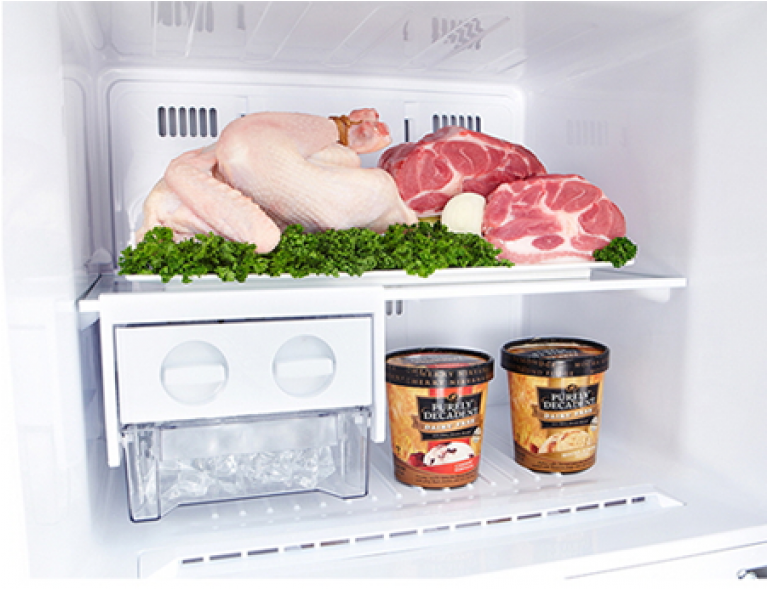 Double Door Lg Refrigerator With Dual Fridge Feature - الثلاجة Lg 42o لتر (766x1000), Png Download
