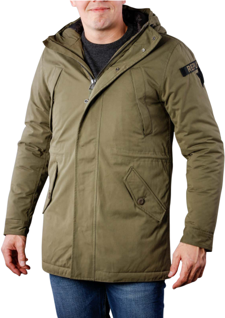 Replay Jacket - Replay Men Jacket (490x653), Png Download