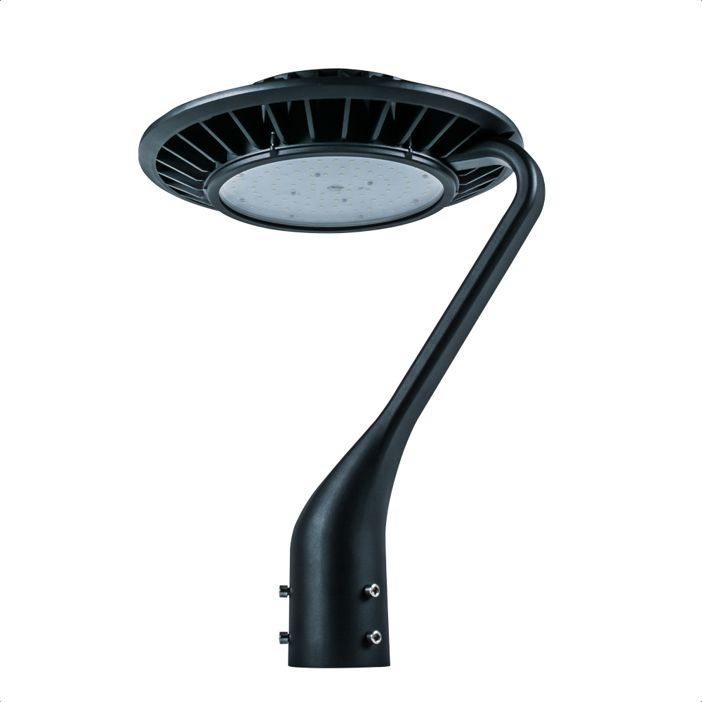 Decorative Path Post Fixture Outdoor Pole Street Lighting - Wall Clock (1000x1000), Png Download