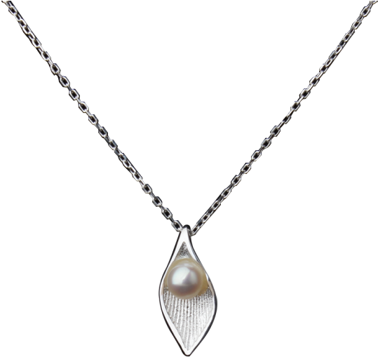 Luo Linglong S925 Silver Jewelry Pearl Tree Necklace - Necklace (560x560), Png Download