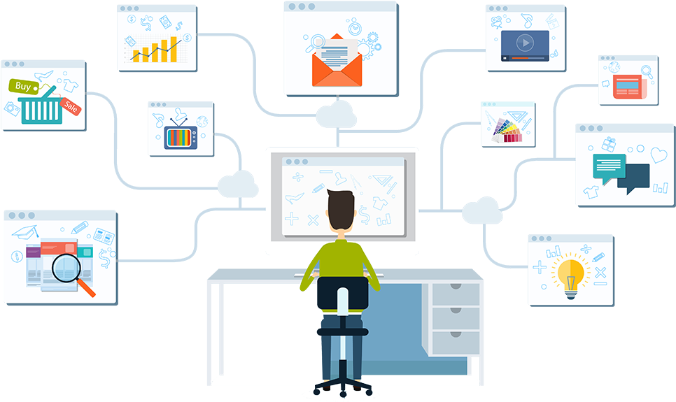 At Navaida Solutions, We Offer The Best Ecommerce Solutions - Internetin Tarihçesi Ile Ilgili (1000x600), Png Download