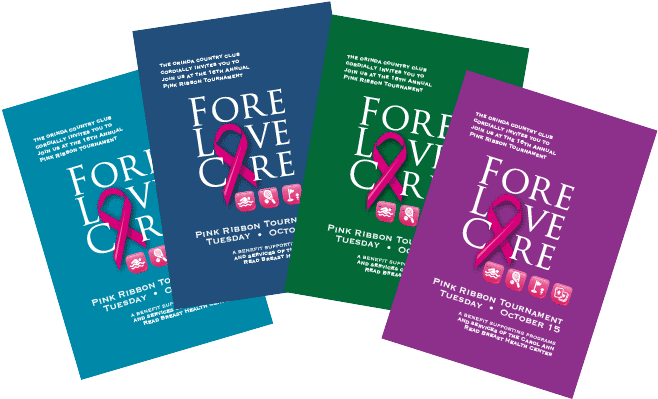 2013 Pink Ribbon Golf Tournament For The Orinda Country - Brochure (800x600), Png Download