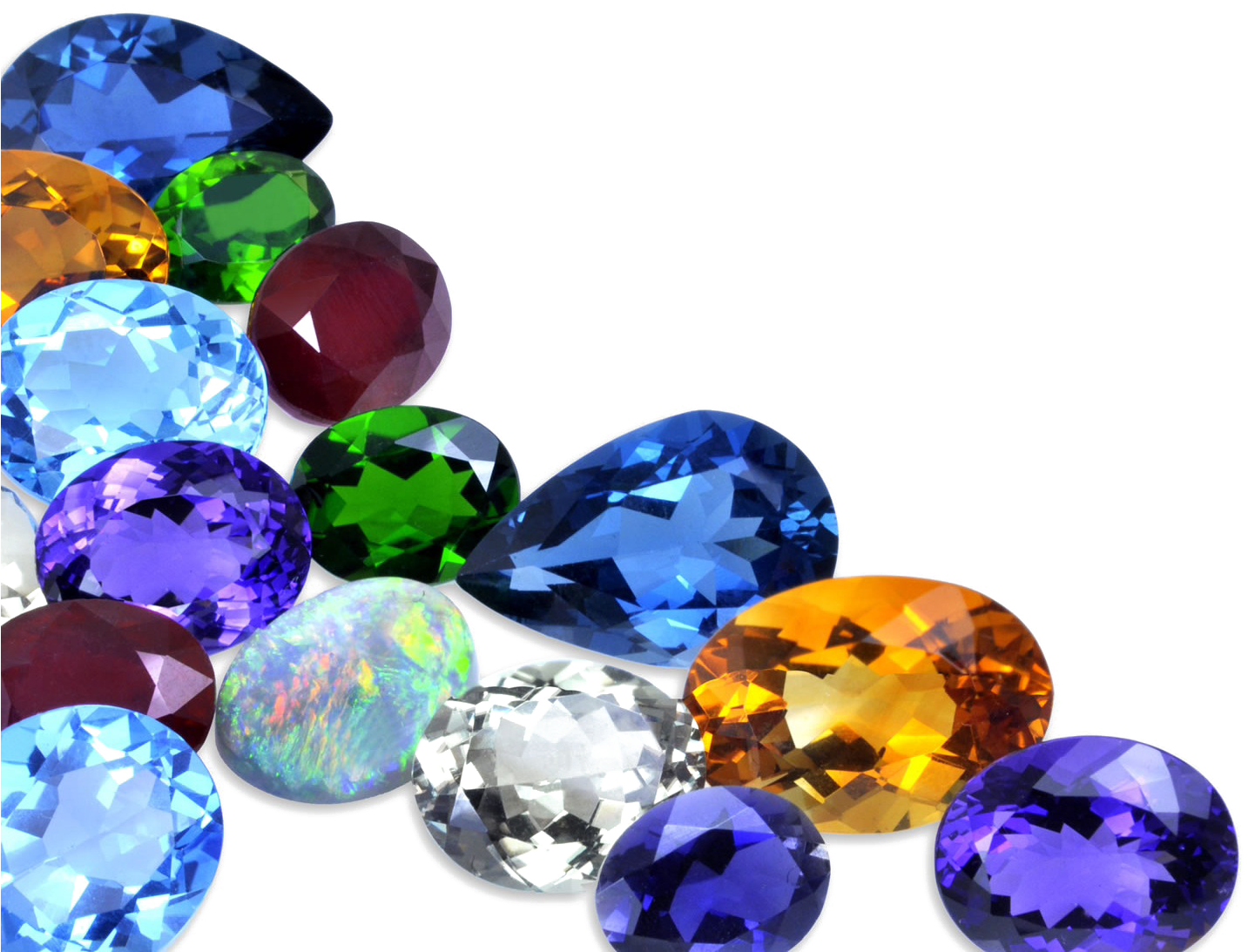 Gemstone Png Image File - Gemstones Png (1463x1124), Png Download