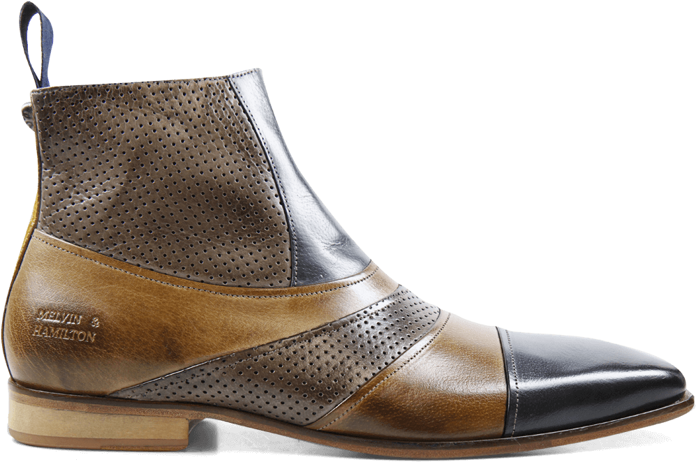 Ankle Boots Elvis 18 Classic Mid Blue Ash Perfo Stone - Outdoor Shoe (1024x1024), Png Download