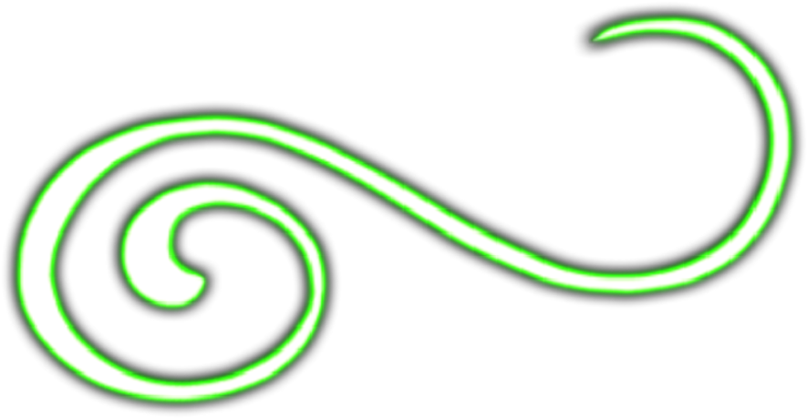 Ftestickers Swirl Light Effect Green - Illustration (1024x1024), Png Download