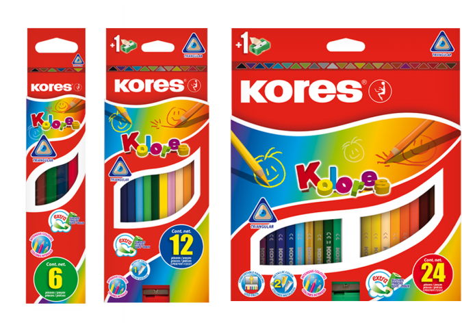 Kolores Coloured Pencils - Educational Toy (700x700), Png Download