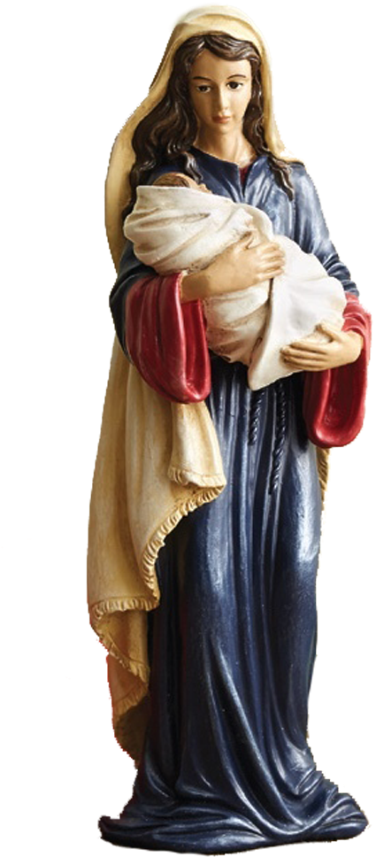 Mary And Baby Jesus - Jesus And Baby (1000x1000), Png Download