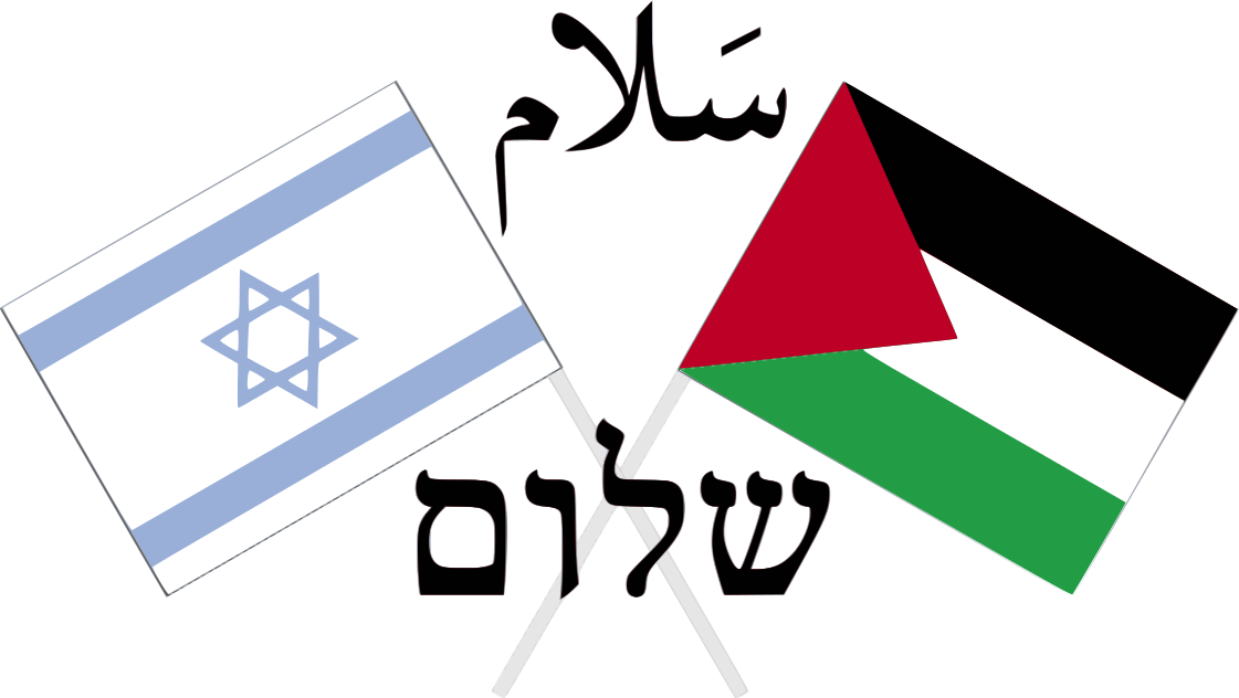 Israel And Palestine Peace - Israel And Palestine Flag (1121x632), Png Download