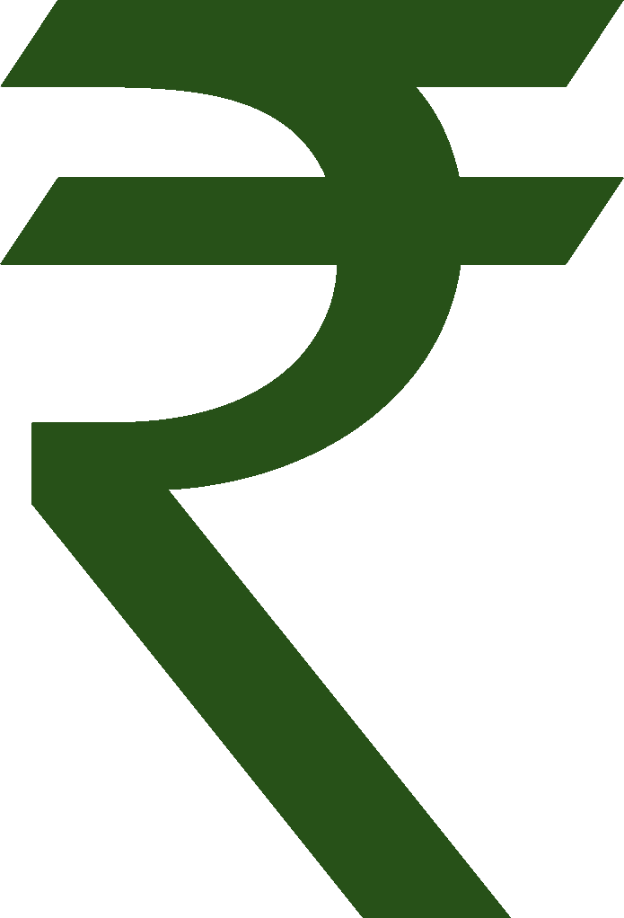 Rupees - Rupees Symbol Font Free Download (695x1022), Png Download