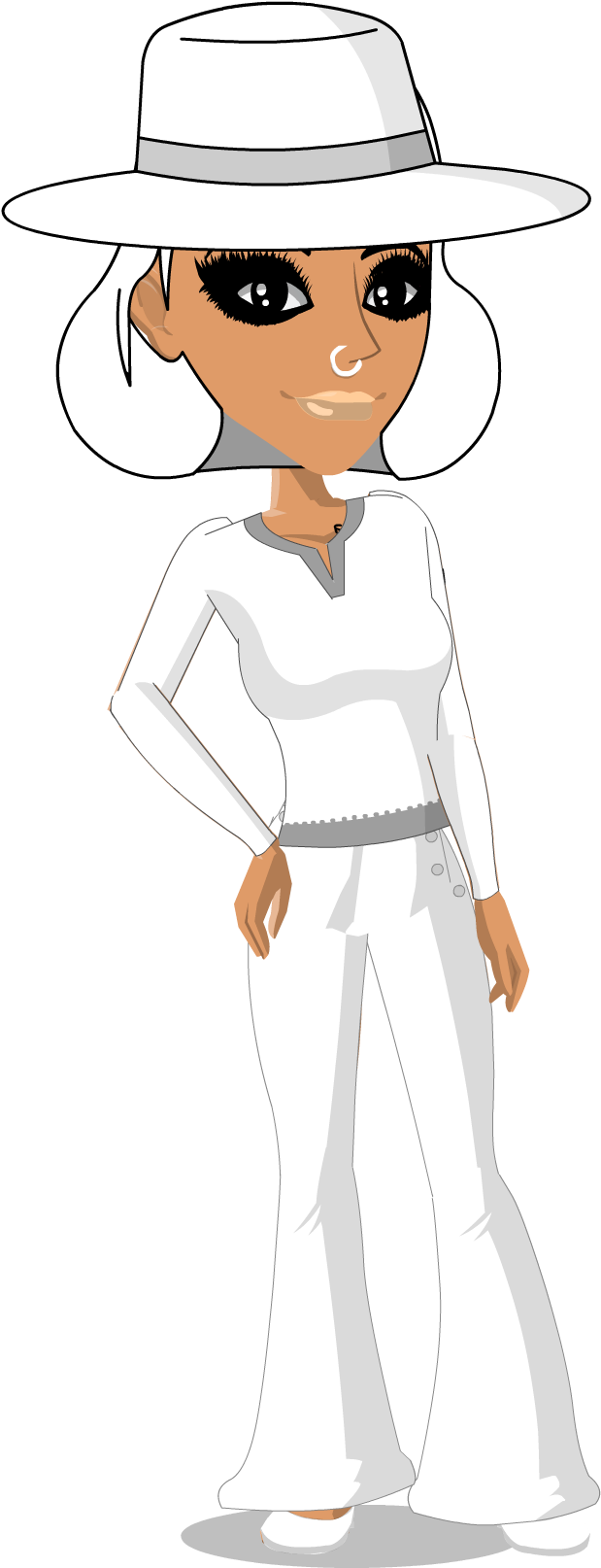 Uk Rare Girl - Msp Rare Nose Ring (620x1620), Png Download