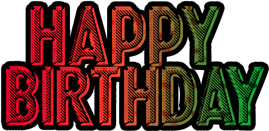 Happy Birthday Text Png - Graphic Design (600x600), Png Download