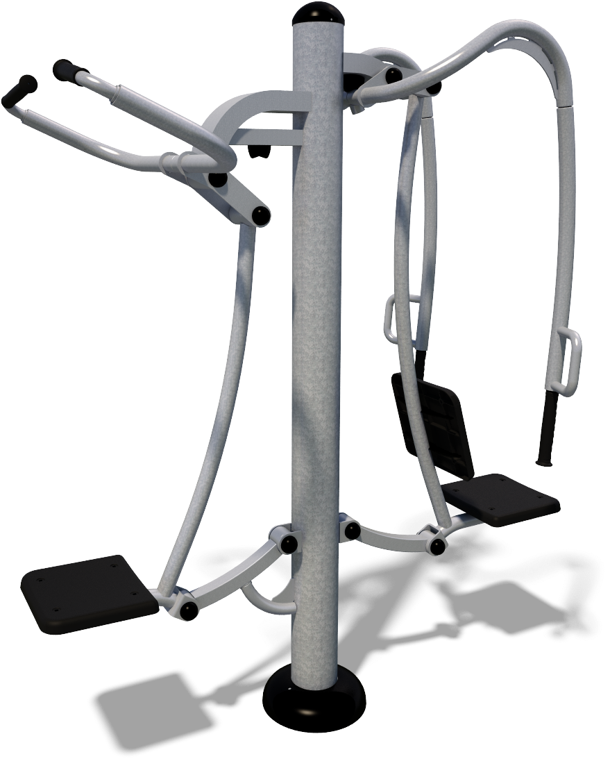 Chest Pull And Press - Exercise Machine (1280x1280), Png Download