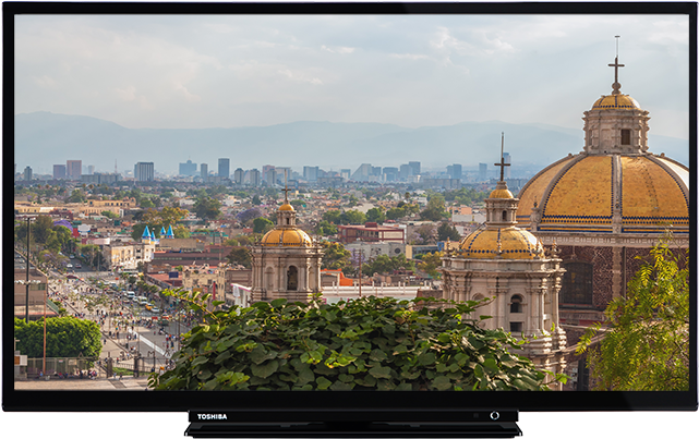 24" Toshiba Hd Ready Tv Front - Mexico City Mexico (640x640), Png Download