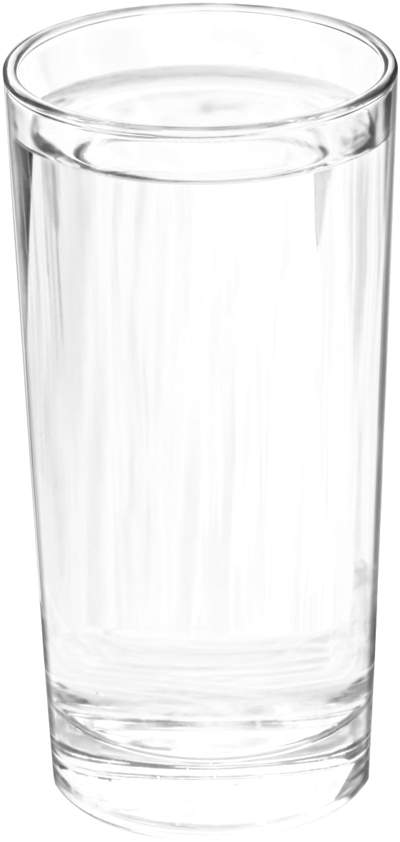 Glass Water Glass Transparent - Pint Glass (764x1280), Png Download