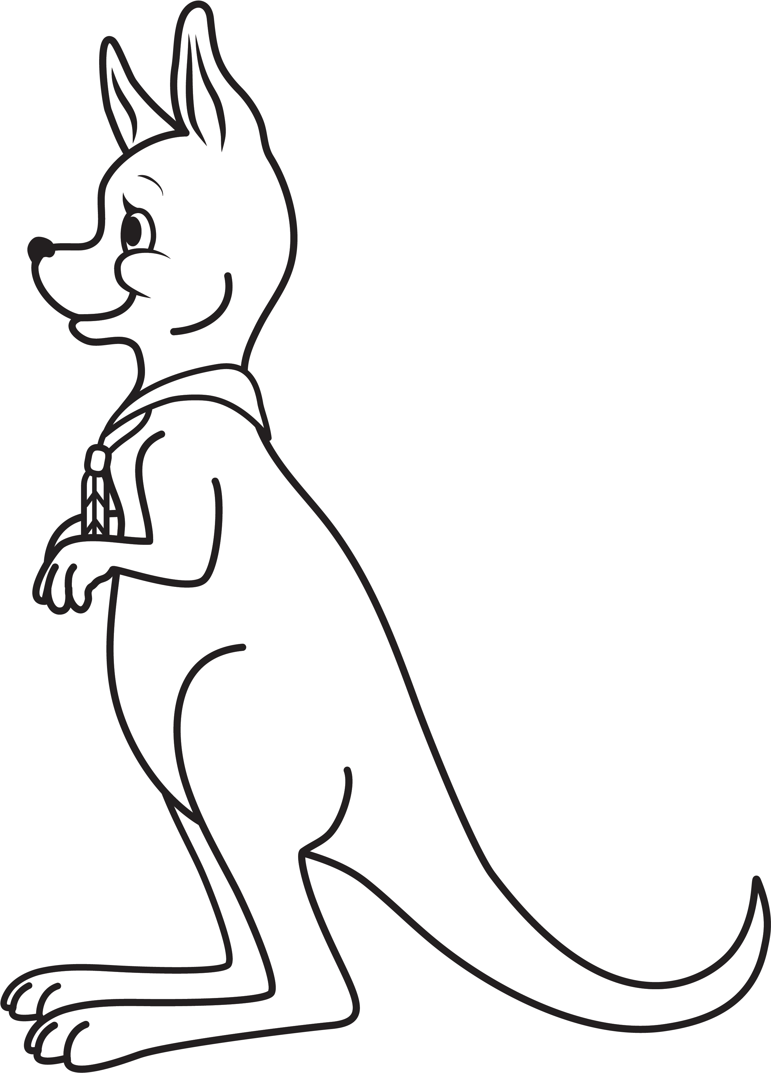 Bindi Side Bw - Illustration (2658x3767), Png Download