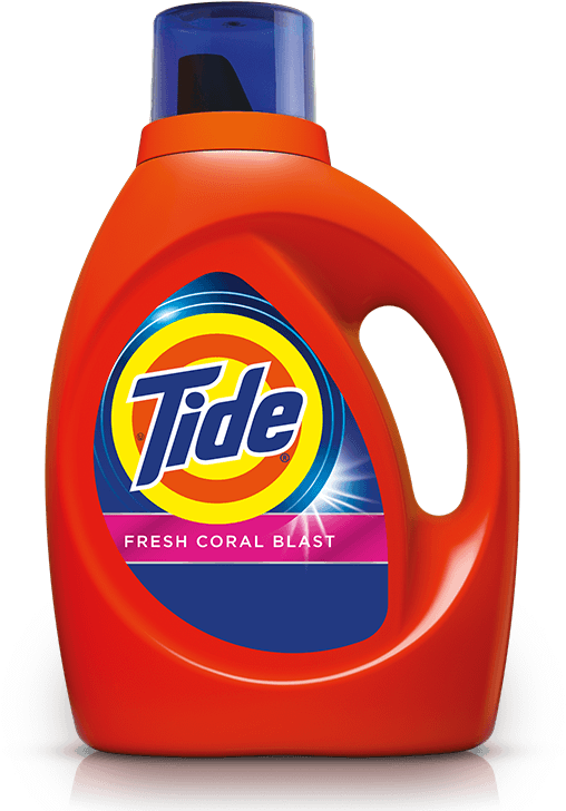 70578 Render Tid 32ld 50oz Frshcoral Blue Pdp V=1-201809121312 - Tide Detergent (1200x788), Png Download