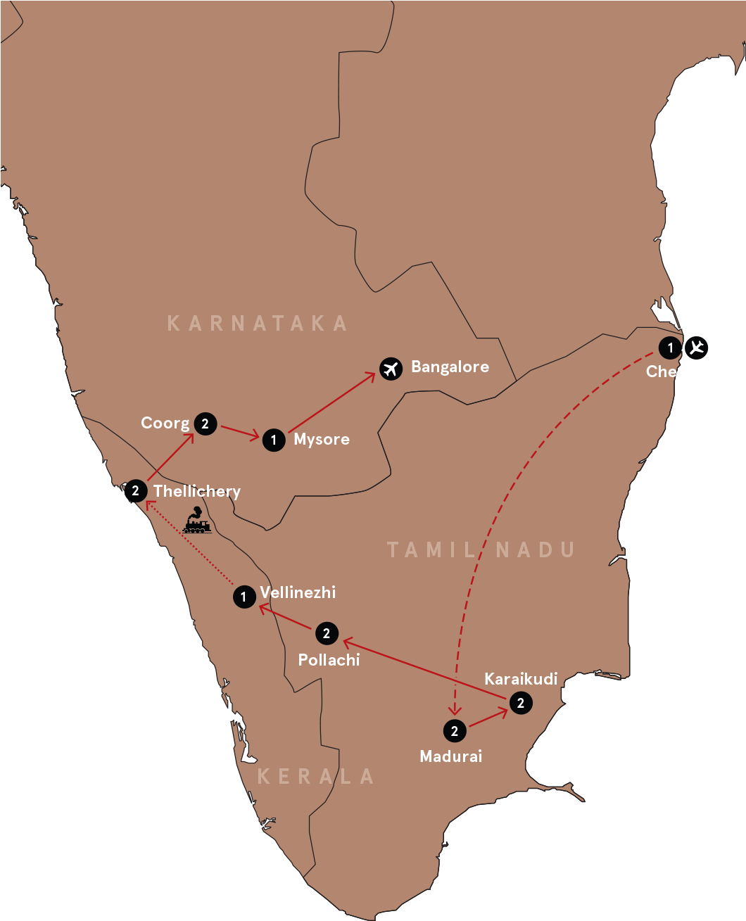 Chennai - Map (1735x1325), Png Download