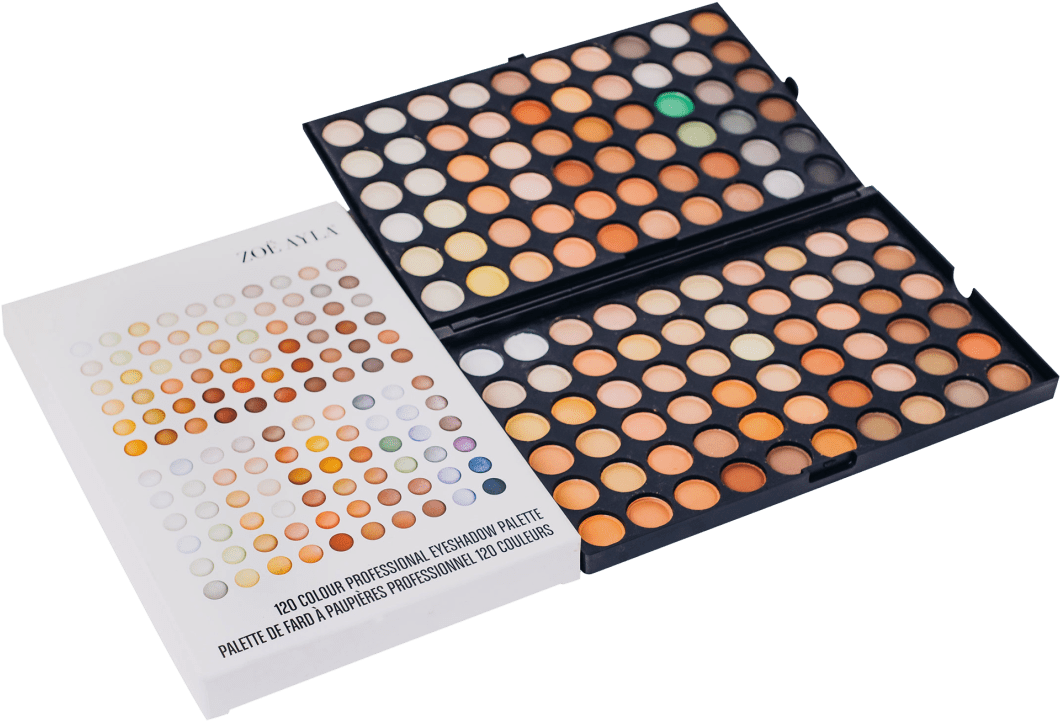 120 Color Eyeshadow Palette (1104x1104), Png Download