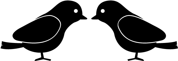 Pictogram / Illustration - Perching Bird (640x640), Png Download