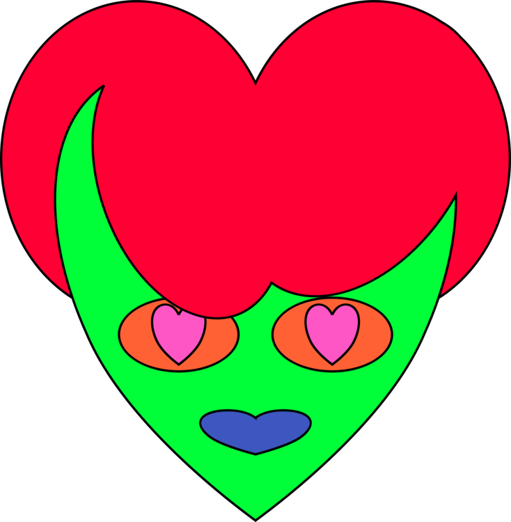 Satire Heart Smiley Download Clown - Villain Clip Art (734x750), Png Download