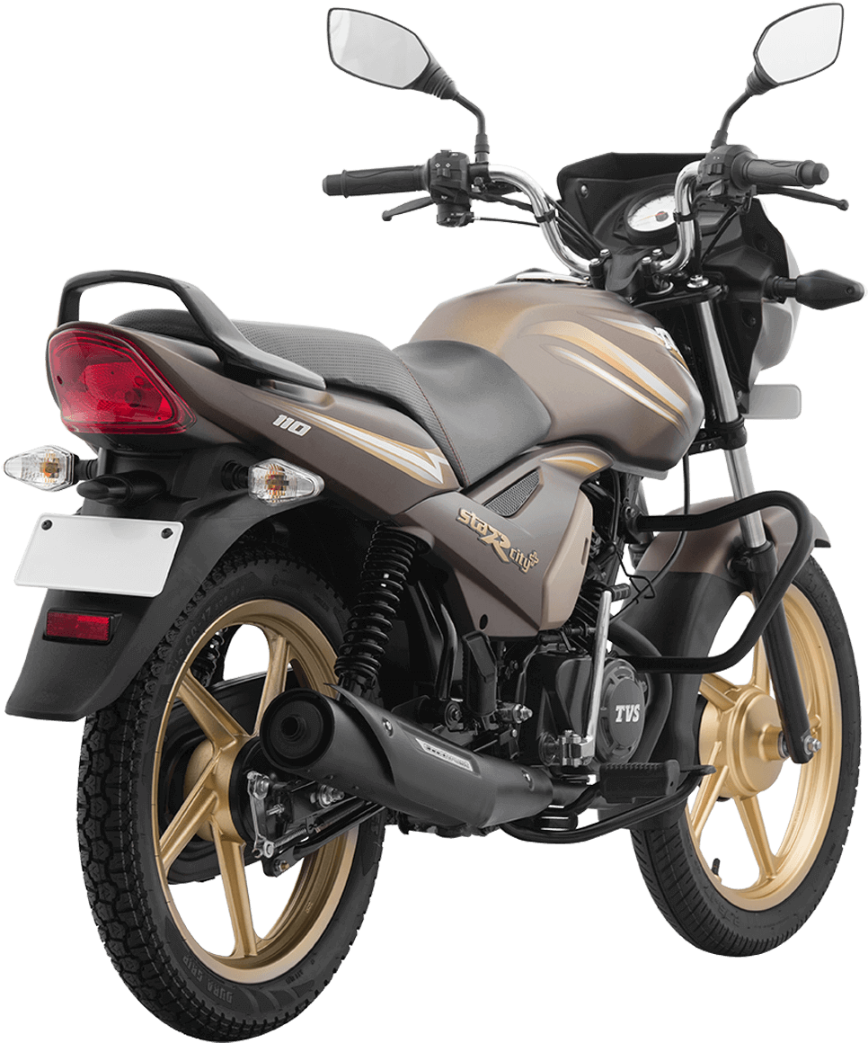 Dual Tone Series - Tvs Star Plus City Bike (2000x1333), Png Download