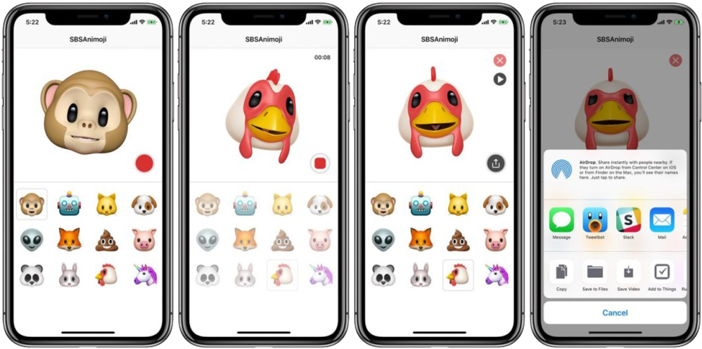 Animojii Main - Ios 11.3 Beta 2 (1000x568), Png Download