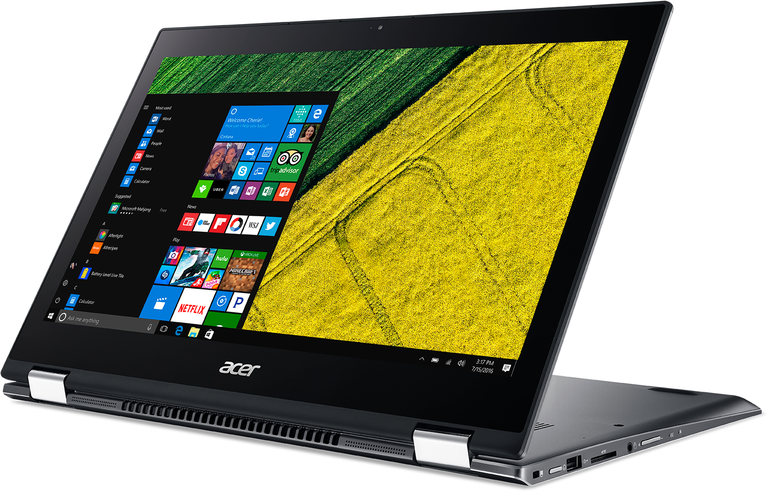 Acer Spin 5 Sp515 51gn 83yy Intel Core I7 8th Gen 8550u - Acer Spin Sp513 52n (1599x1058), Png Download