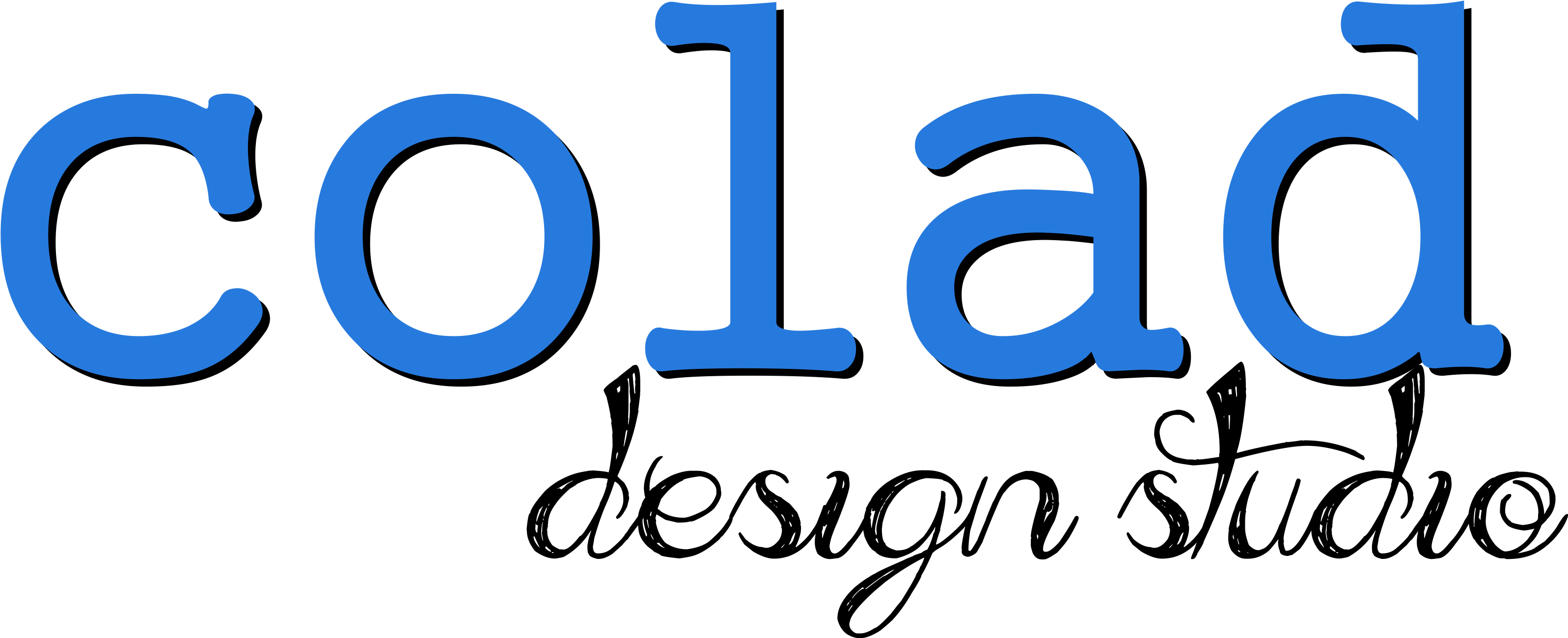 Colad Design Studio - Calligraphy (3252x1298), Png Download