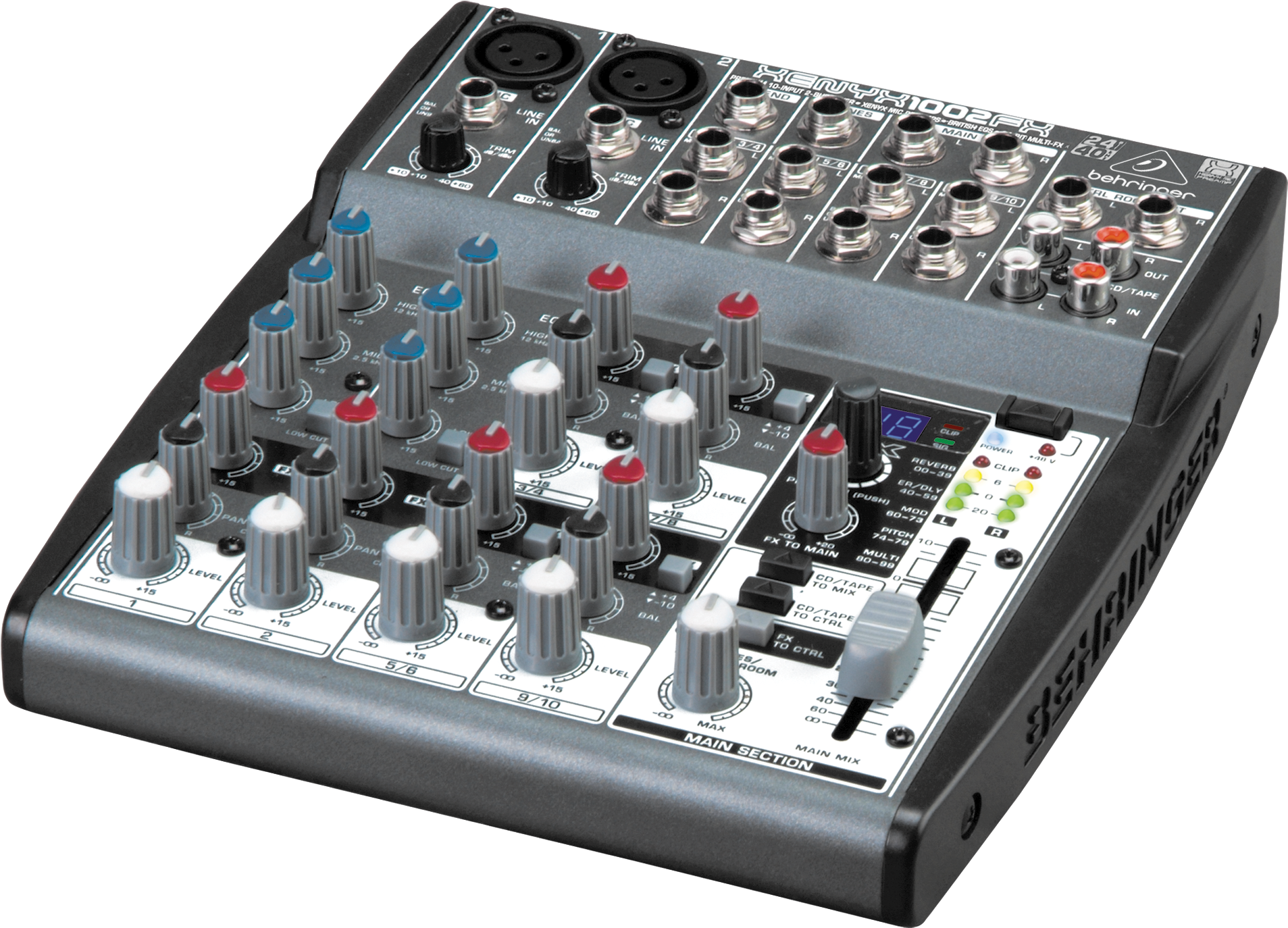1002fx P0572 Right Xxl - Behringer Xenyx 1002fx (2000x1467), Png Download