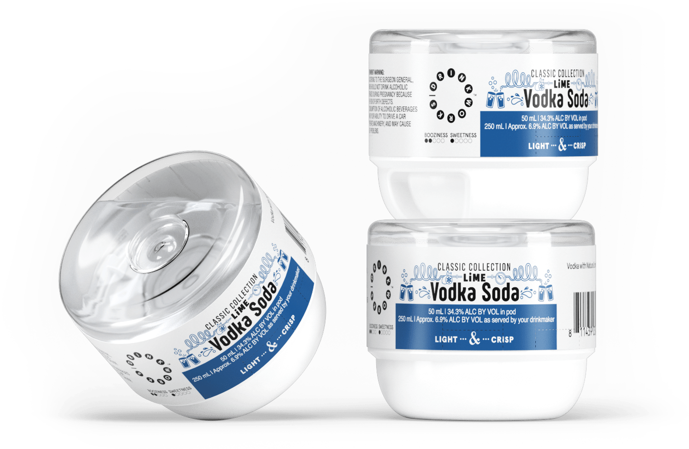 Cc Limevodkasoda Trio - Drinkworks Home Bar By Keurig (1437x942), Png Download