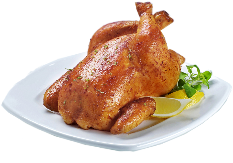 Dress Chicken Rosted - Cooked Chicken Meat (900x602), Png Download
