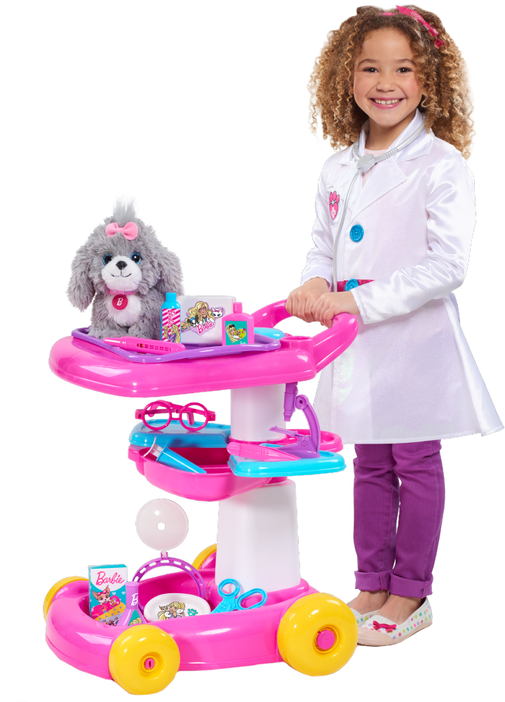 Barbie Pet Care Cart (1000x1000), Png Download