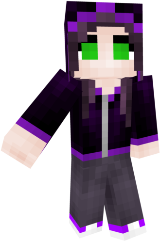 Iohpng - Minecraft Girl Alex Enderman (640x640), Png Download