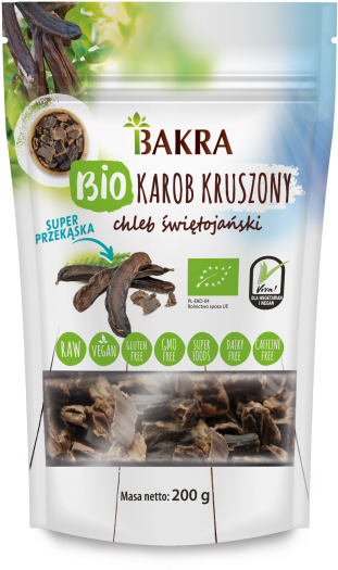 Karob Kruszony Bio 200g - Cocoa Bean (600x600), Png Download