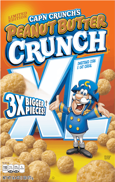 Cap'n Crunch's Xl Crunch® Offer - Peanut Butter Captain Crunch Recall (600x600), Png Download
