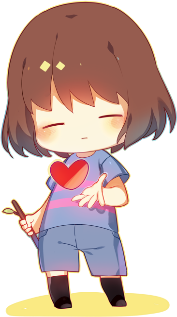 Undertale Frisk アンダー テール フリスク かわいい Full Size Png Download Seekpng
