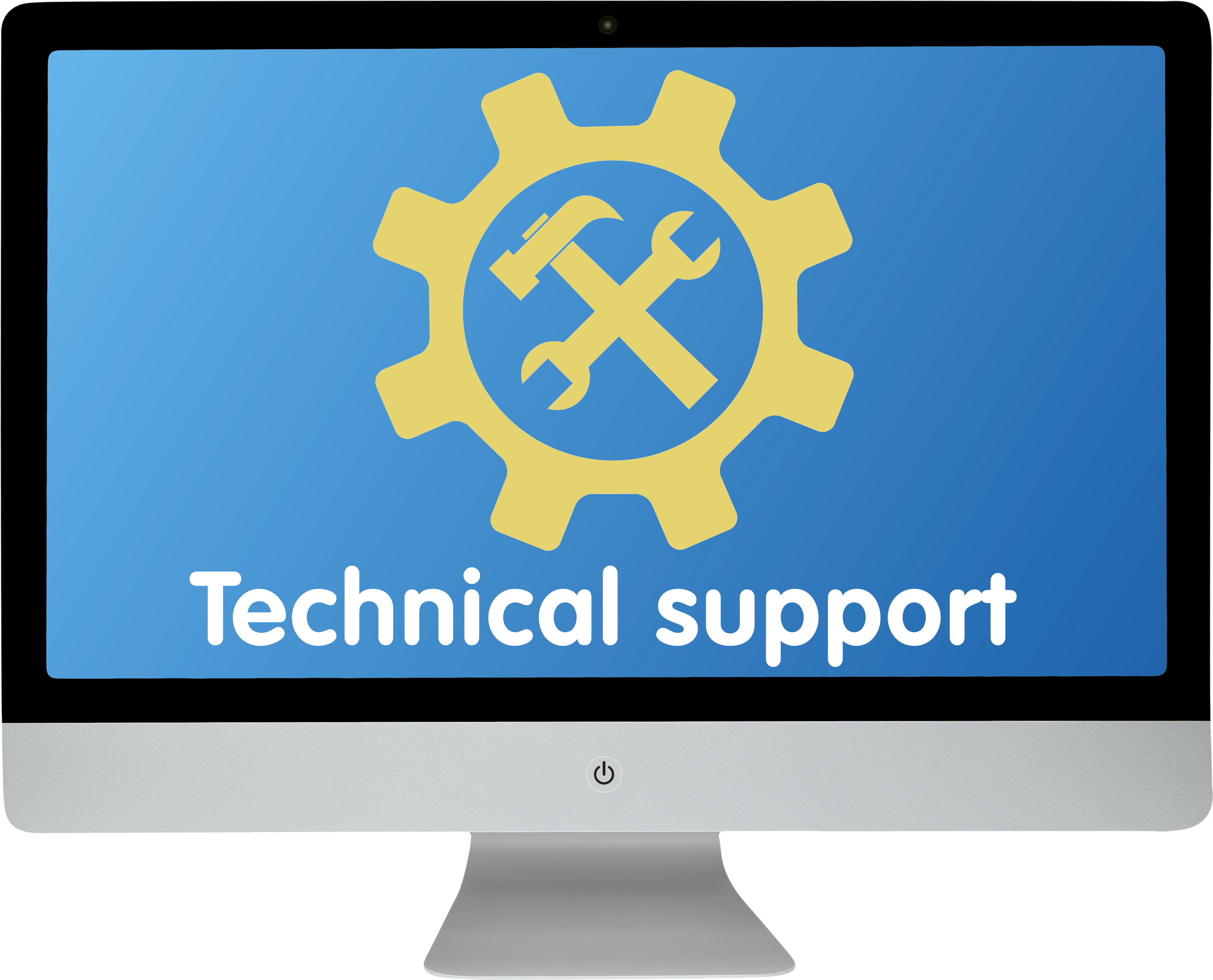 Tech-support - Computer Tech Support Logo (5616x3744), Png Download