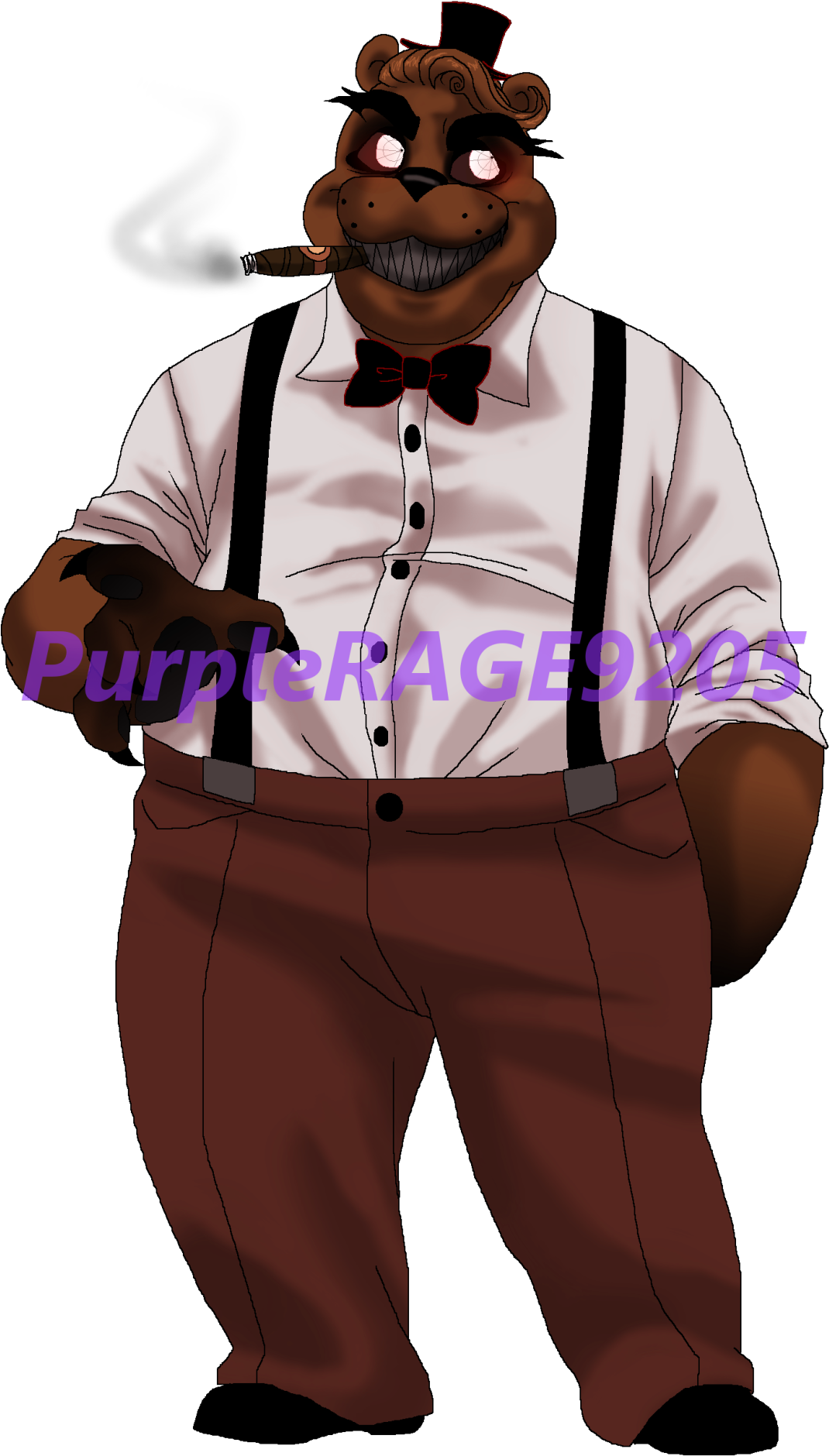 Nightmare Freddy - Cageyshick05 Fnaf Nightmare Freddy (1100x1920), Png Download