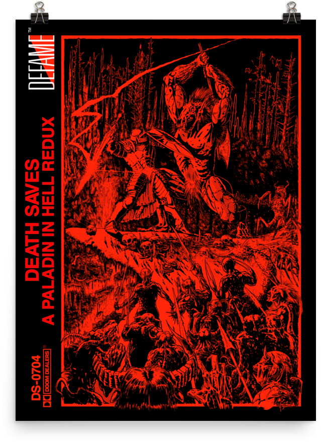 Paladin In Hell Poster [18x24] - Paladin In Hell Redux (1000x1000), Png Download