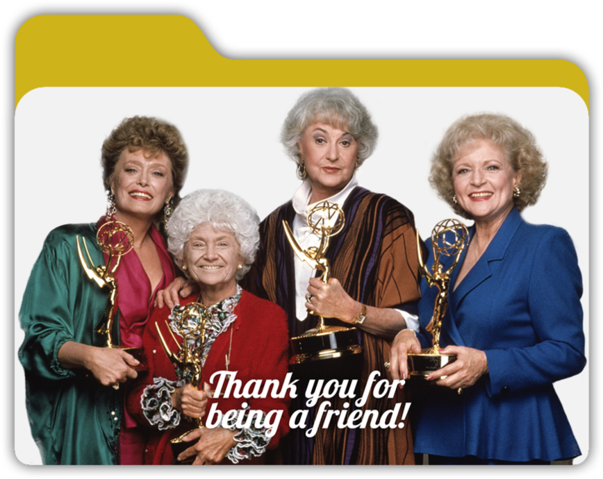 Golden Girls Png - Golden Girls Cast (894x894), Png Download