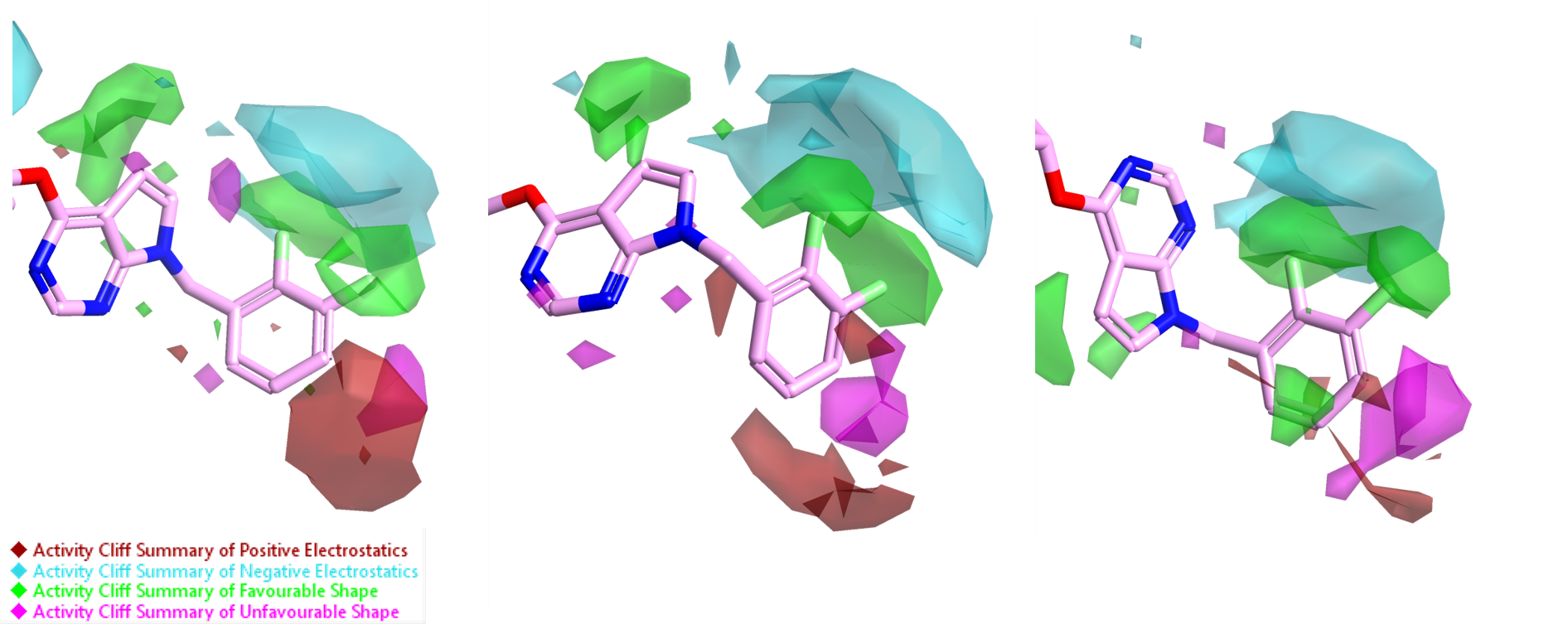Figure 4 Activity Cliff Summary Maps For The Rhs Phenyl - Graphic Design (1892x753), Png Download