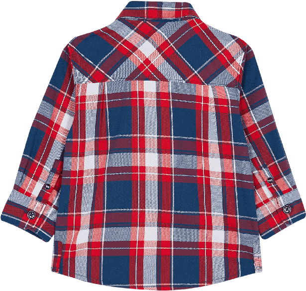 Blue & Red Plaid Shirt - Plaid (700x700), Png Download