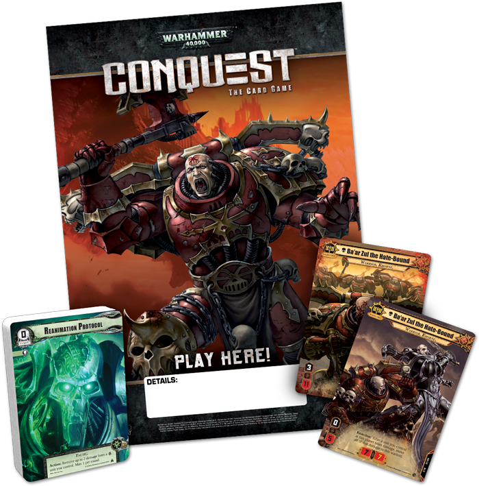 Now You, Too, Can Get In On The Action With The Summer - Warhammer Conquest Tournament Kit (700x709), Png Download