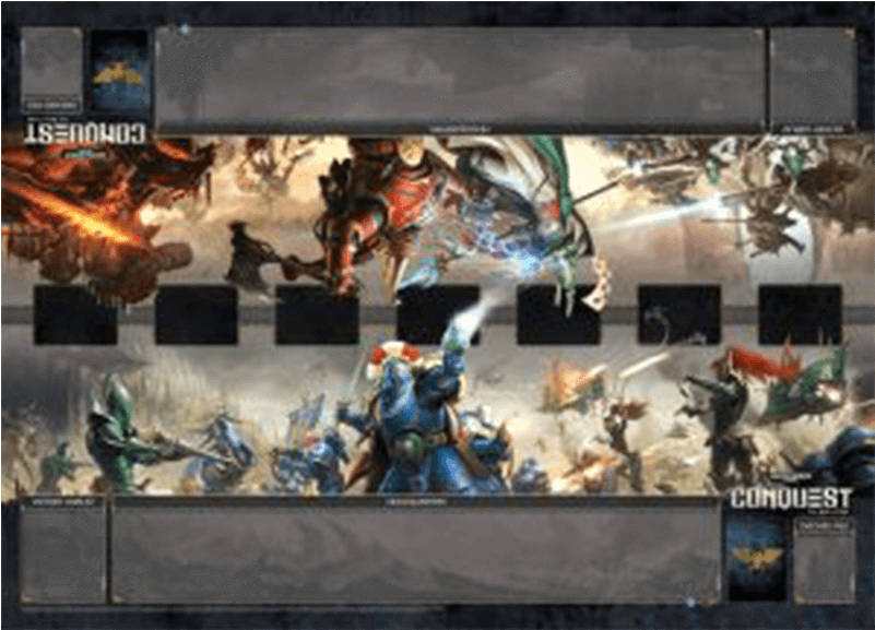 Unending War Two-player Playmat - Warhammer 40k Conquest Playmat (800x800), Png Download